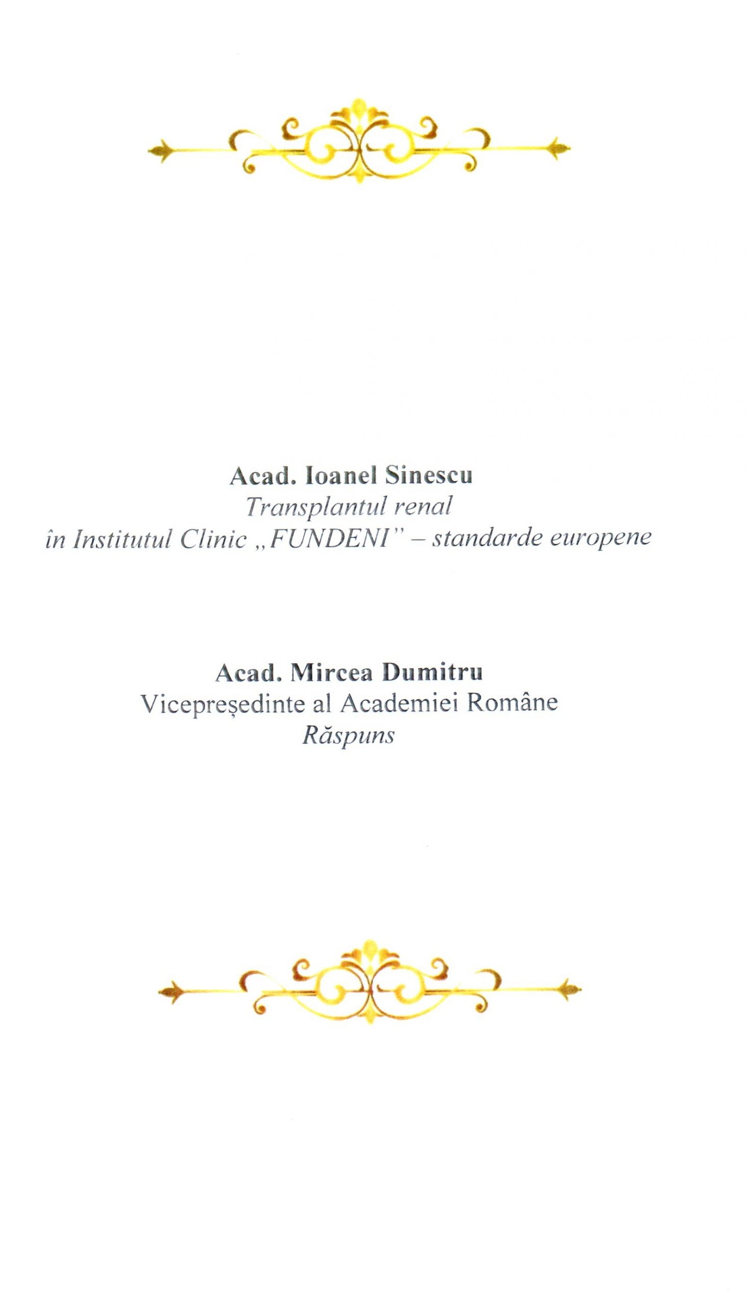 Discurs De Receptie